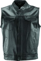 Kuryakyn Leather By River Road Vandal Club Vest Black - XL thumbnail 1