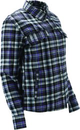 Kuryakyn Leather By River Road Cameo Flannel Moto Shirt Womens - Small thumbnail 8