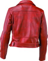 Kuryakyn Leather By River Road Arabian Spice Leather Jacket Red Womens - Small thumbnail 6
