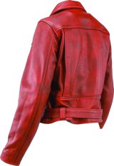Kuryakyn Leather By River Road Arabian Spice Leather Jacket Red Womens - Small thumbnail 7