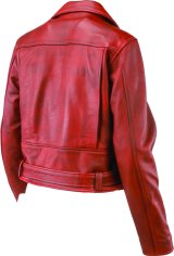 Kuryakyn Leather By River Road Arabian Spice Leather Jacket Red Womens - Small thumbnail 8