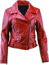Kuryakyn Leather By River Road Arabian Spice Leather Jacket Red Womens - Large thumbnail 2