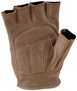Kuryakyn Leather By River Road Buster Vintage Shorty Gloves Black - Small thumbnail 1
