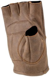 Kuryakyn Leather By River Road Buster Vintage Shorty Gloves Black - Large thumbnail 4