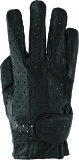 Kuryakyn Leather By River Road Tucson Leather Perforated Gloves Black Womens - 2XL thumbnail 3