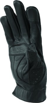 Kuryakyn Leather By River Road Tucson Leather Perforated Gloves Black - Small thumbnail 6