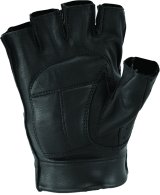 Kuryakyn Leather By River Road Tucson Shorty Gloves Black - Small thumbnail 1
