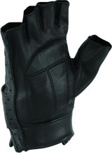 Kuryakyn Leather By River Road Tucson Shorty Gloves Black - Small thumbnail 3
