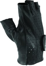 Kuryakyn Leather By River Road Tucson Shorty Gloves Black - Small thumbnail 6