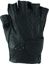 Kuryakyn Leather By River Road Tucson Shorty Gloves Black - Medium thumbnail 1
