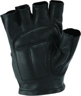 Kuryakyn Leather By River Road Diamond Shorty Gloves Black Womens - Small thumbnail 1