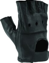 Kuryakyn Leather By River Road Diamond Shorty Gloves Black Womens - Small thumbnail 9
