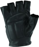 Kuryakyn Leather By River Road Hollister Shorty Gloves Black - Small thumbnail 1