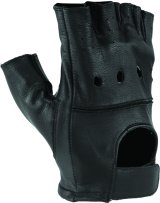 Kuryakyn Leather By River Road Hollister Shorty Gloves Black - Small thumbnail 3