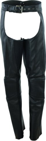 Kuryakyn Leather By River Road Sierra Leather Chaps Black Womens - Medium thumbnail 2
