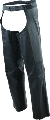 Kuryakyn Leather By River Road Longhaul Leather Chaps Black - Large thumbnail 5