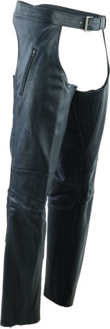 Kuryakyn Leather By River Road Longhaul Leather Chaps Black - Large thumbnail 9