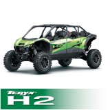 Rugged Radios Kawasaki Teryx4/Teryx5 H2 Comp Comm Kit w/ BT Intercom & 2-Way - 696/G1 GMRS thumbnail 1