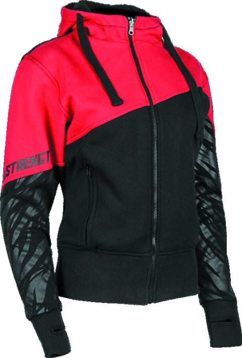 Speed and Strength Cat Outa Hell Hoody Red/Black Womens - Small thumbnail 2