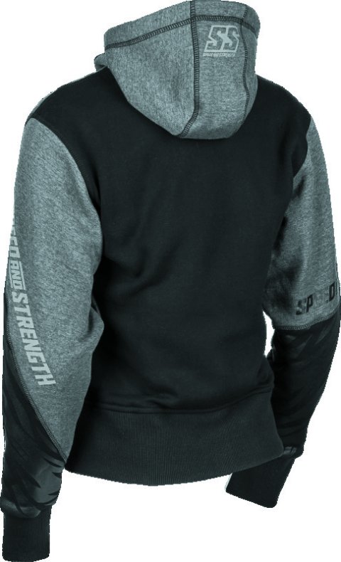 Speed and Strength Cat Outa Hell Hoody Grey/Black Womens - XS thumbnail 2
