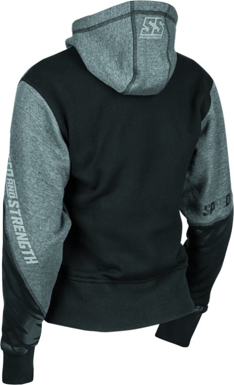 Speed and Strength Cat Outa Hell Hoody Grey/Black Womens - XS thumbnail 3