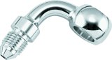 Twin Power Stainless Brake Fitting 3/8 Inch X AN3 90 Degree Banjo Adaptor thumbnail 1