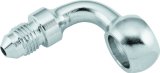 Twin Power Stainless Brake Fitting 3/8 Inch X AN3 90 Degree Banjo Adaptor thumbnail 1