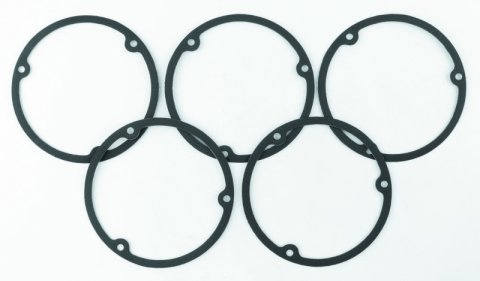Twin Power 84-99 Big Twin Exc 99 Softail and Dyna models Derby Cover Gasket 5 Pk thumbnail 1