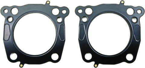 Twin Power 17-Up M8 Models 107 CI Head Gaskets 3.937 Bore Replaces H-D 16500326 .030 MLS Pr thumbnail 1