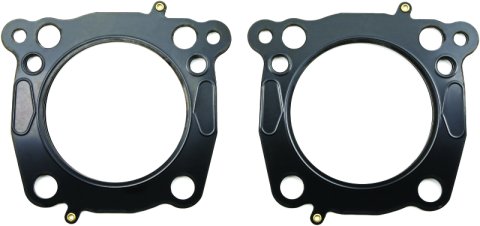 Twin Power 17-Up M8 Models 114 CI Head Gaskets 4.00 Bore Replaces H-D 16500305 .030 MLS Pr thumbnail 1