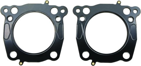 Twin Power 17-Up M8 Models 114 CI Head Gaskets 4.00 Bore Replaces H-D 16500305 .030 MLS Pr thumbnail 2