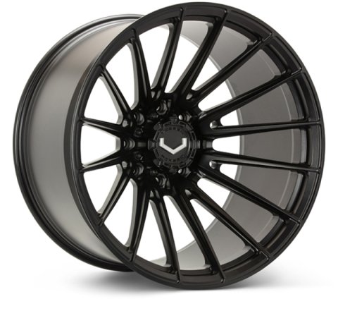 Vossen VFX-01 24x14 - 5x127 - ET15 - Deep - 71.5 - Satin Black Wheel