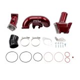 Wehrli 2007.5-2010 LMM Duramax High Flow 3in Y-Bridge Kit- WCFab Red thumbnail 1