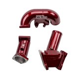 Wehrli 2007.5-2010 LMM Duramax High Flow 3in Y-Bridge Kit- WCFab Red thumbnail 2