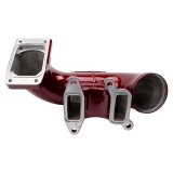 Wehrli 2007.5-2010 LMM Duramax High Flow 3in Y-Bridge Kit- WCFab Red thumbnail 9