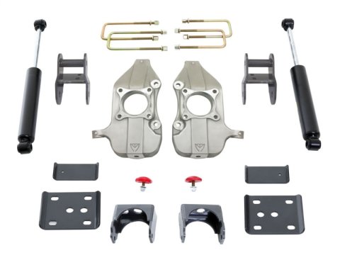 MaxTrac 15-18 Ford F-150 2WD 2in/4in MaxPro Lowering Spindle Kit (1x mxt203240, 1x mxt103220C)