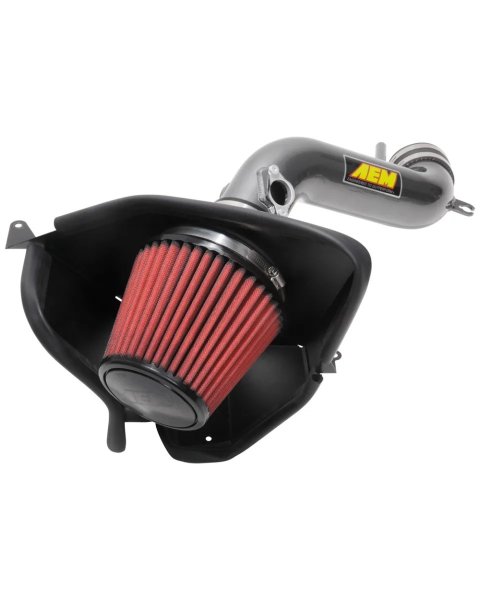Air Induction System - Cold Air Intake - Reusable Dry Filter - Aluminum - Gray Powder Coat - Lexus / Toyota 2018-24 - Kit thumbnail 2