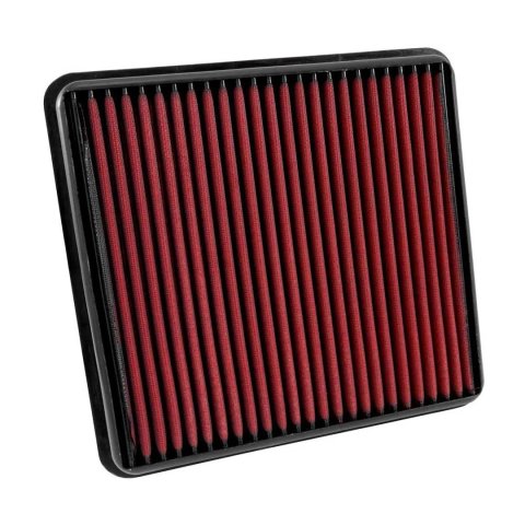 Air Filter Element - DryFlow - Panel - 12.75 x 12 in - 1.5 in Tall - Synthetic - Red - Various Toyota / Lexus Applications - Each