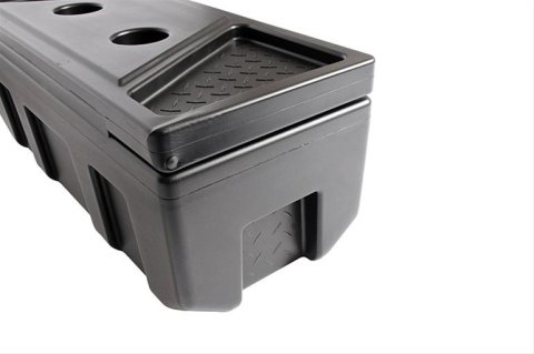 Tool Box - 35 in Long - 14 in Wide - 13 in Tall - Plastic - Black - Each thumbnail 5