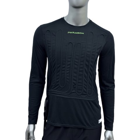 Cooling Shirt - Ignite - Kink Free Water Tubing - Right Side Exit - SFI 3.3 - Synthetic Fiber - Long Sleeve - Black - Medium - Each