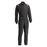 Driving Suit - Stint - 1-Piece - SFI 3.2A/5 - Double Layer - Aramid / Nomex - Black - Small - Each thumbnail 1