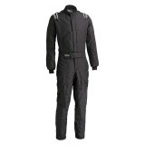 Driving Suit - Stint - 1-Piece - SFI 3.2A/5 - Double Layer - Aramid / Nomex - Black - Large/X-Large - Each thumbnail 1