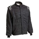 Driving Jacket - Stint - SFI 3.2A/5 - Double Layer - Aramid / Nomex - Black - Small/Medium - Each thumbnail 1