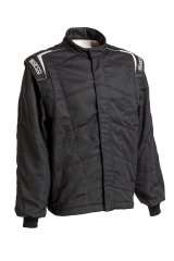 Driving Jacket - Stint - SFI 3.2A/5 - Double Layer - Aramid / Nomex - Black - Large - Each thumbnail 2