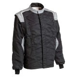 Driving Jacket - Stint - SFI 3.2A/5 - Double Layer - Aramid / Nomex - Black / Gray - Medium/Large - Each thumbnail 1