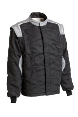 Driving Jacket - Stint - SFI 3.2A/5 - Double Layer - Aramid / Nomex - Black / Gray - Medium/Large - Each thumbnail 2