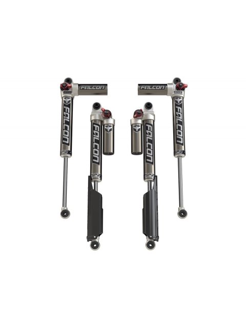 Shock - Falcon SP2 3.3 - Monotube - Double Adjustable - 2.3 in OD - Aluminum - Clear Anodized - Jeep Wrangler JL 2007-25 - Kit thumbnail 2