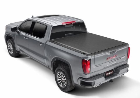 Tonneau Cover - Lo Pro QT - Roll-Up - Hook and Loop Attachment - Vinyl Top - Black - 5 ft 8 in Bed - GM Fullsize Truck 2019 - Kit thumbnail 1