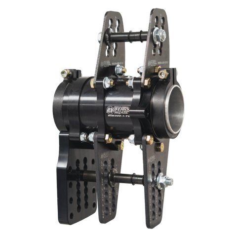 Birdcage - Combo - Driver Side - Rear - 3.000 in Bearing - Triple Shear - Adjustable - Hardware / Clamp Rings - Aluminum - Black Anodized - Universal - Kit