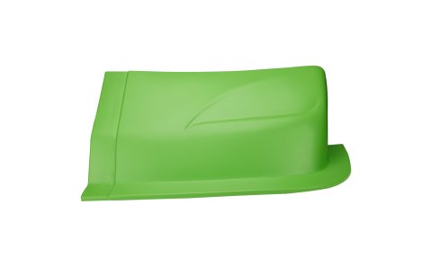 Nose - Outlaw - Driver Side - Plastic - Xtreme Green - Universal - Asphalt Late Model - Each
